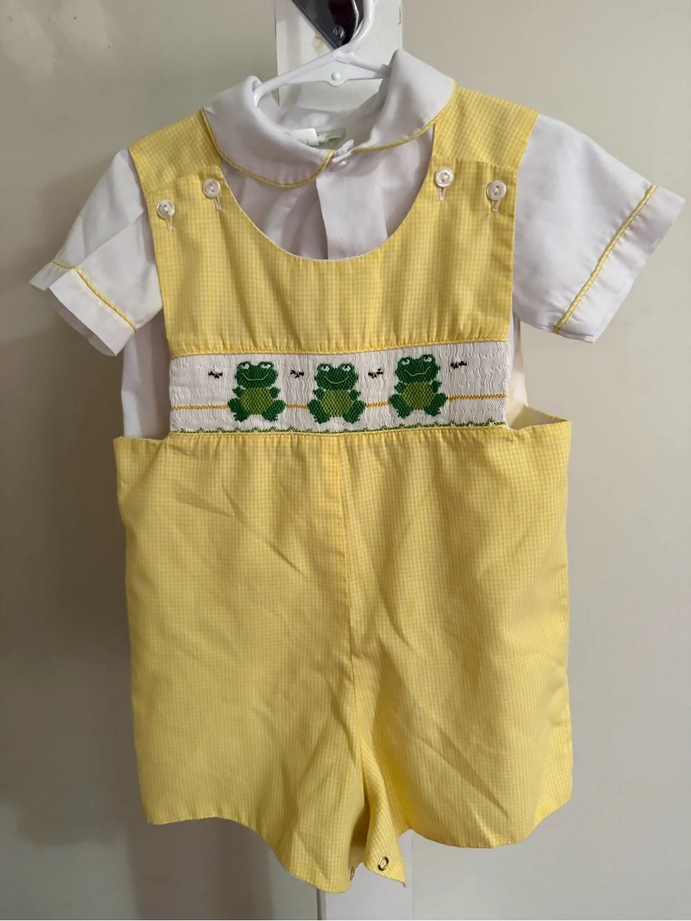 Be Mine Smocked Frog Outfit